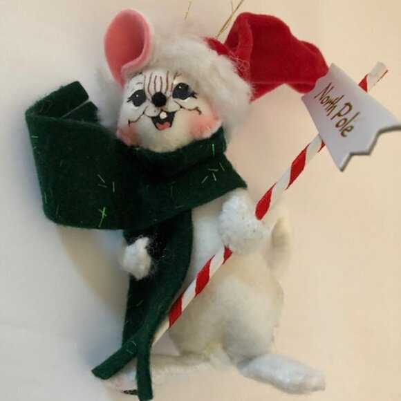 2004 Annalee Christmas Doll Ornament 4" North Pole - Picture 2 of 6